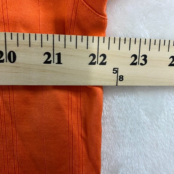 Nike FIT DRY-Tiger Woods Collection Golf Polo Large Orange Button Up Shirt L - Picture 8 of 10